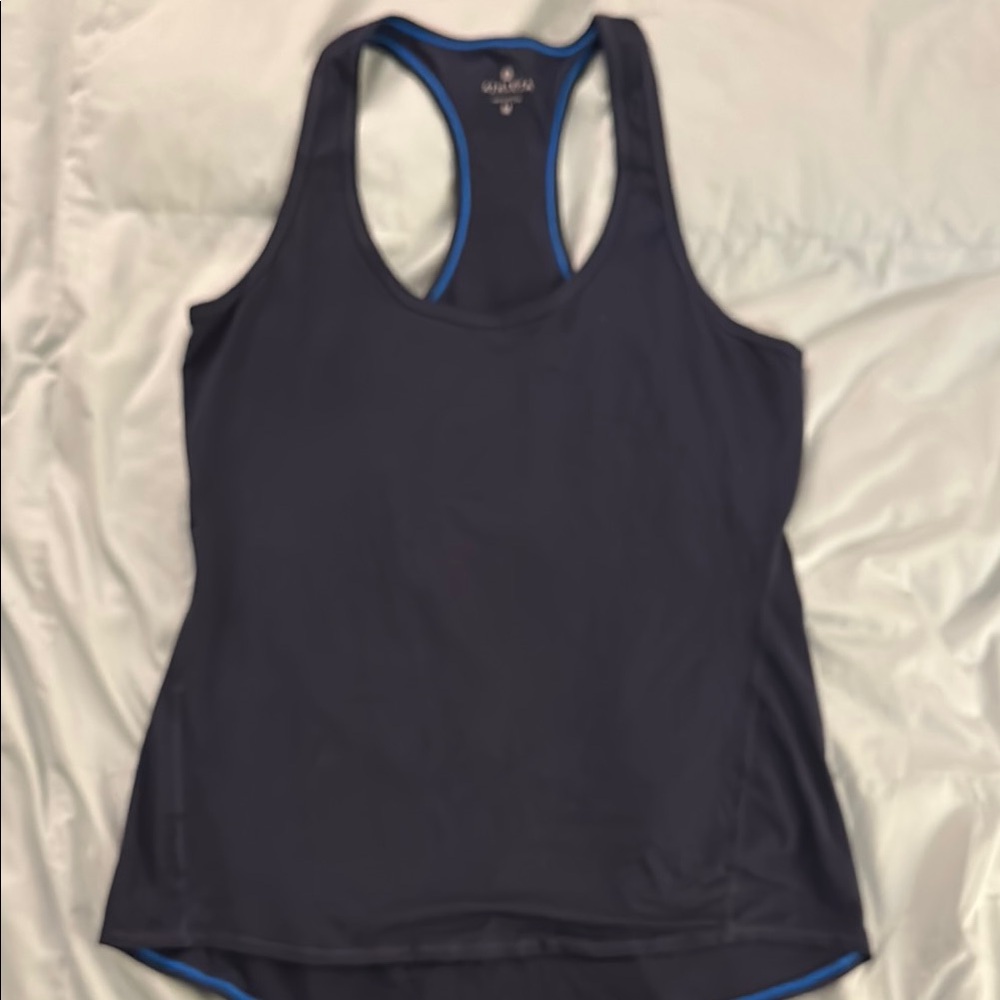 Navy Athletic Tank Top